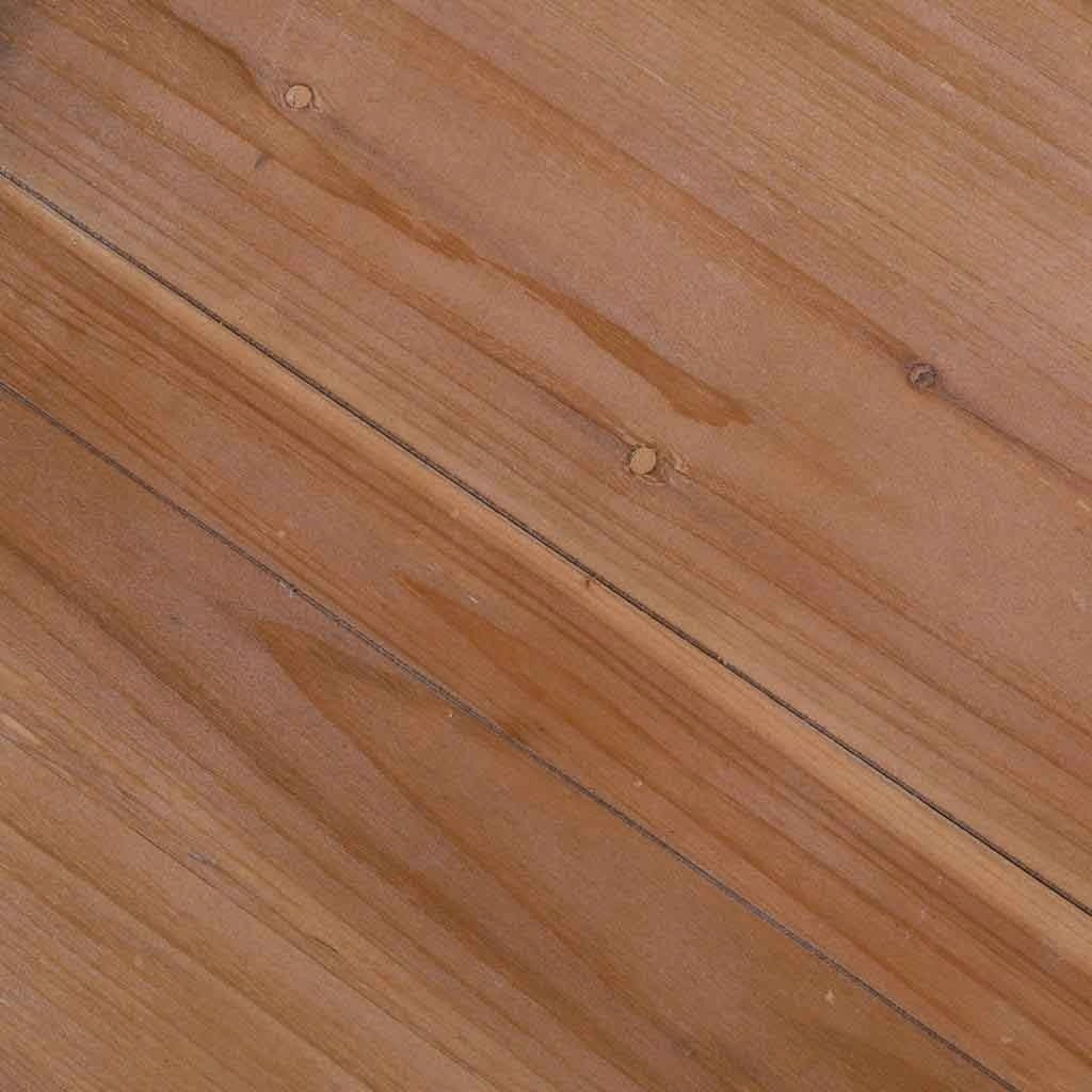 Tavolino ausiliario in legno bianco invecchiato e naturale 123x63x50h cm