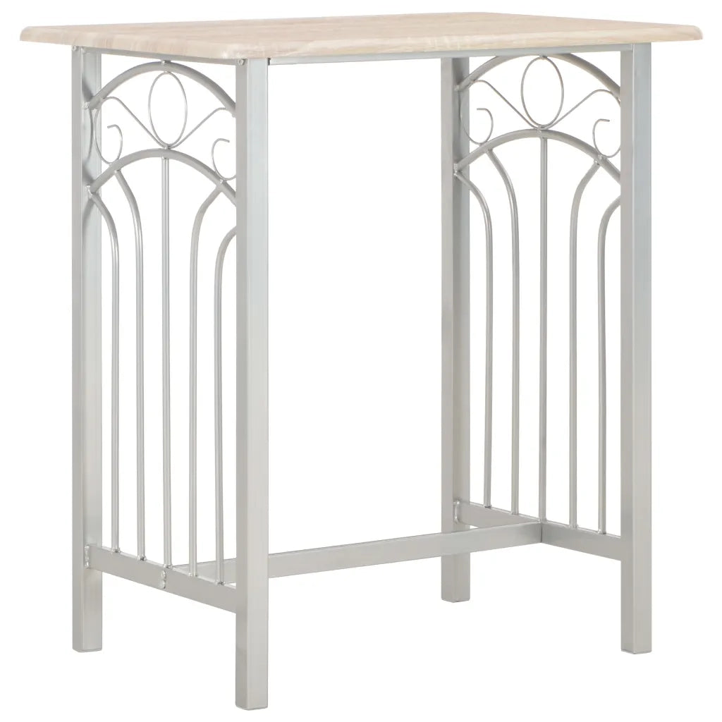 Set da Bar 3 pz in Legno e Acciaio cod mxl 8308
