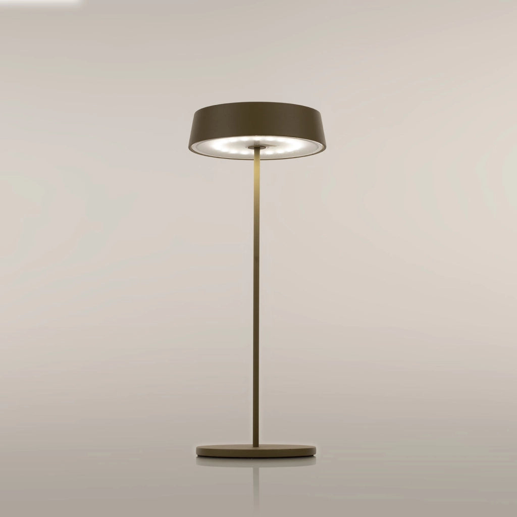 Lampada da tavolo ricaricabile NORRIS oro