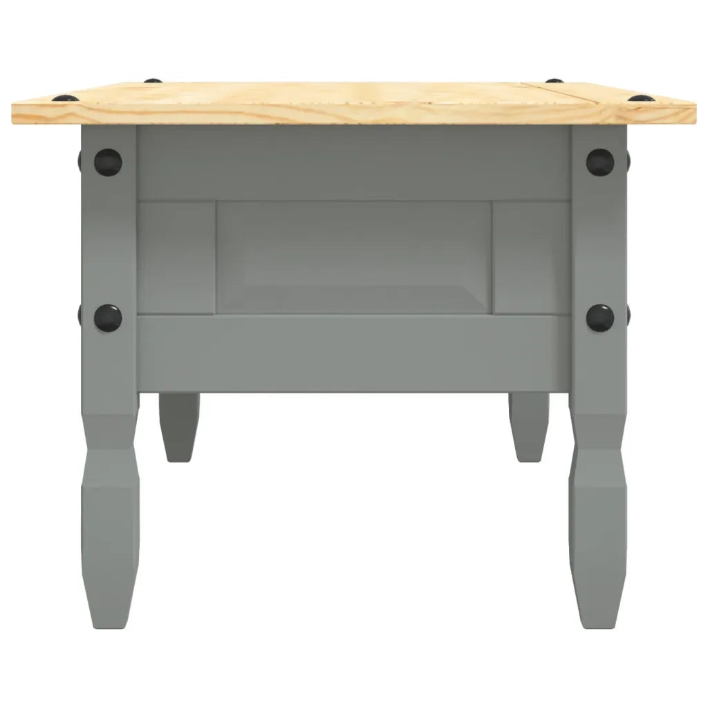 Tavolino Caffé Pino Messicano Corona Range Grigio 100x55x44 cm 282625