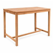 Tavolo Bar Large da Giardino 120x70 cm in Legno Teak Massello