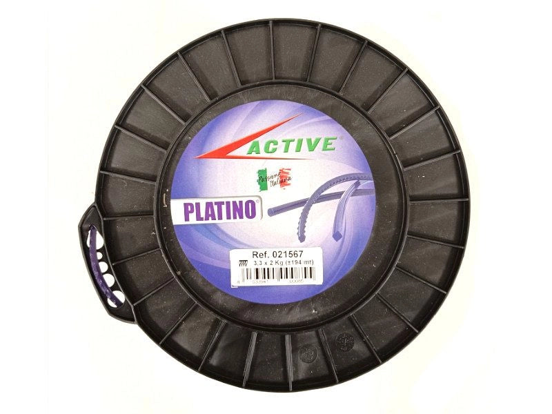Filo tondo decespugliatore bobina Active diametro 4,0x0.5kg 32mt platino