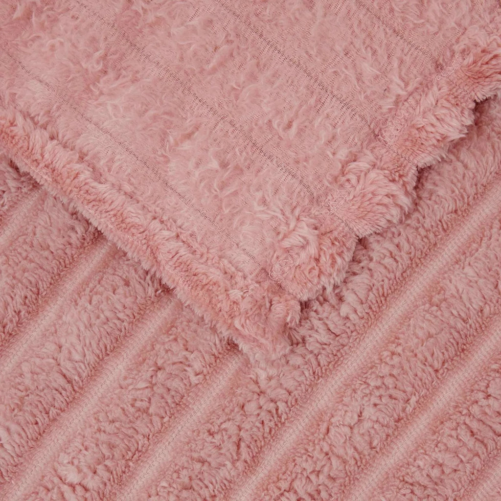 Coperta Rosa 240 x 220 cm Panno 42016863