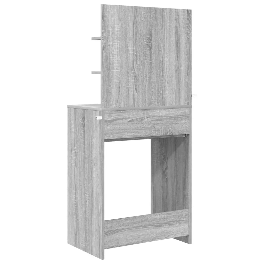 Tavoli da Trucco per Camera da Letto con cassetto Grigio Sonoma