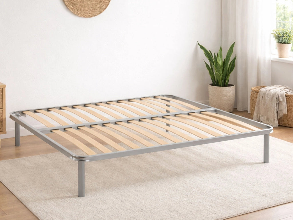Rete letto matrimoniale Alessa, Rete ortopedica in multistrato di betulla a 13 doghe, 100% Made in Italy, cm 140x200h 34