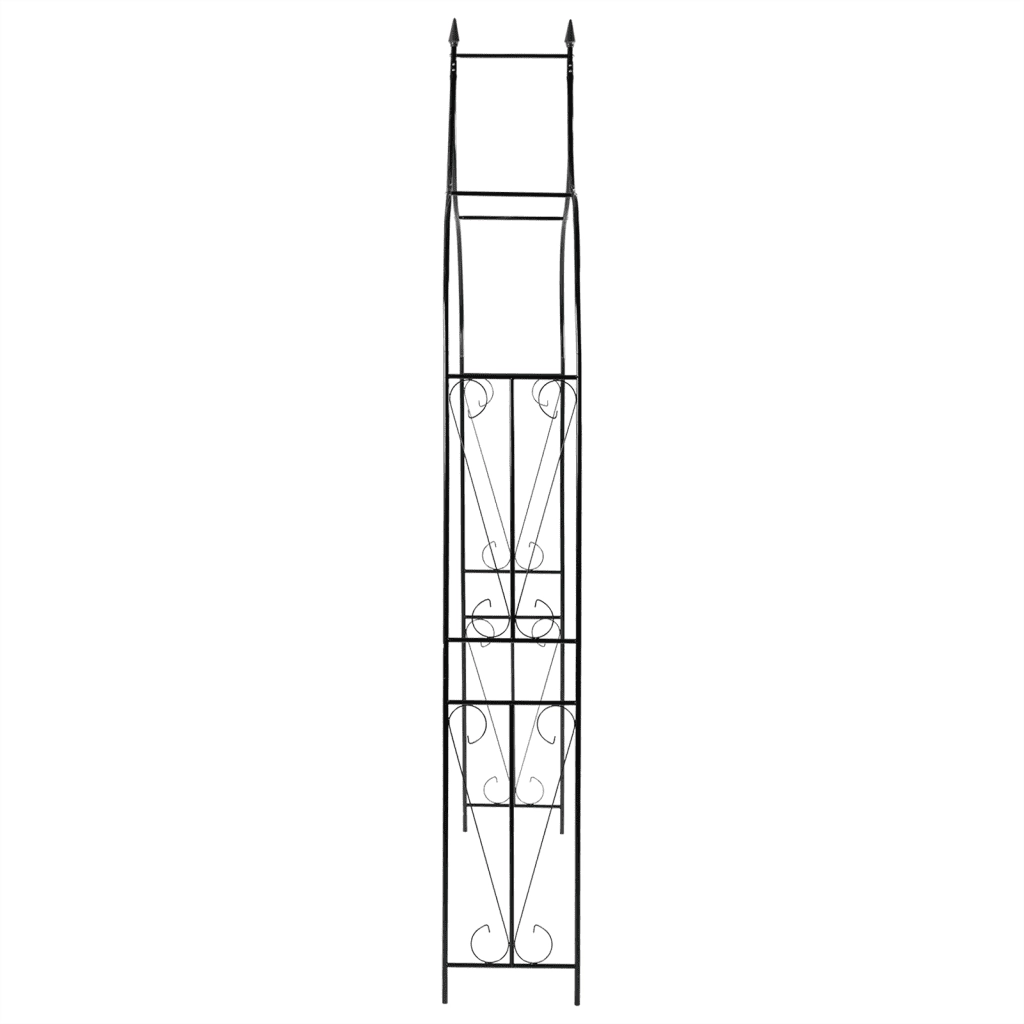 Arco da Giardino Verde Scuro 120x38x258 cm in Ferro cod mxl 72974