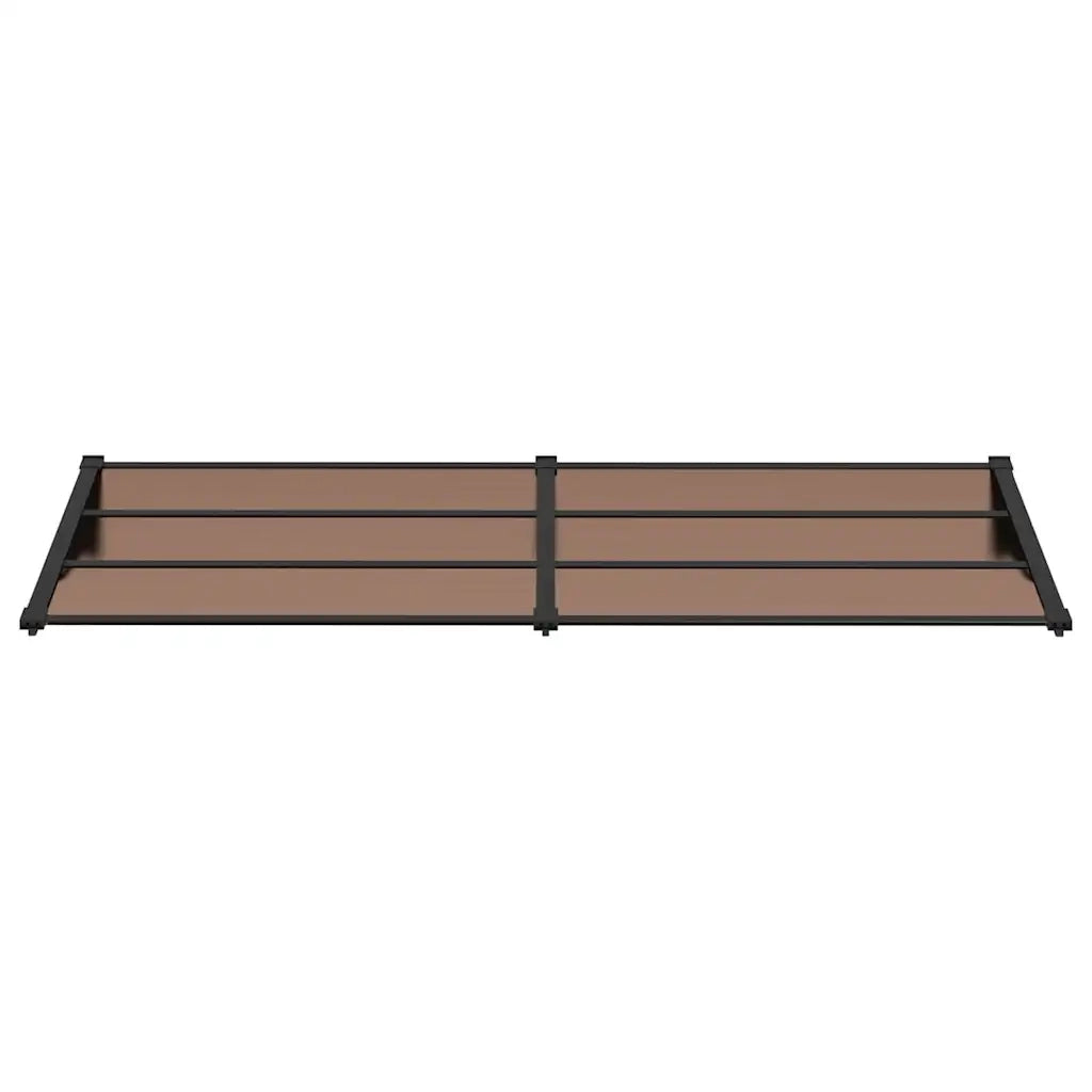 Tettoia per Porta Nera 239x90 cm in Policarbonato CFW2463679