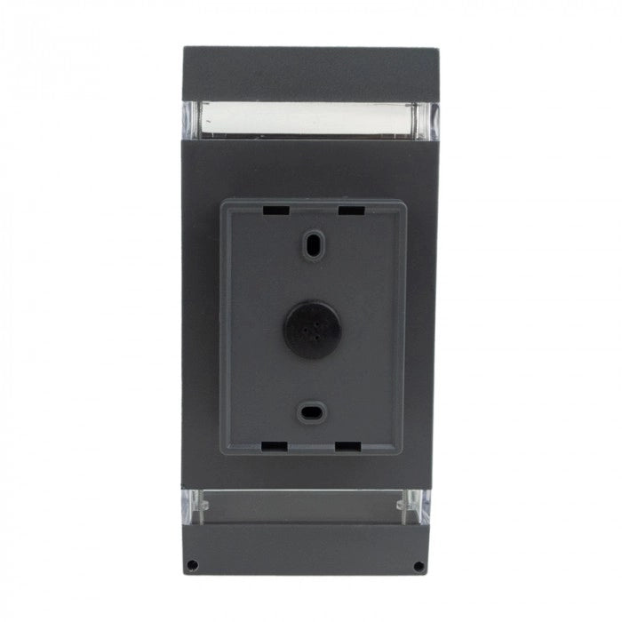 Applique esterna moderna antracite 2xGU10 IP44 Ecolight
