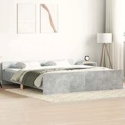 Giroletto con Testiera e Pediera Grigio Cemento 180x200 cmcod mxl 131796