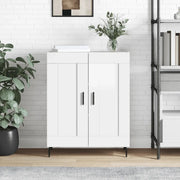 Credenza 69,5x34x90 cm in Legno Multistrato Bianco Lucido 830214
