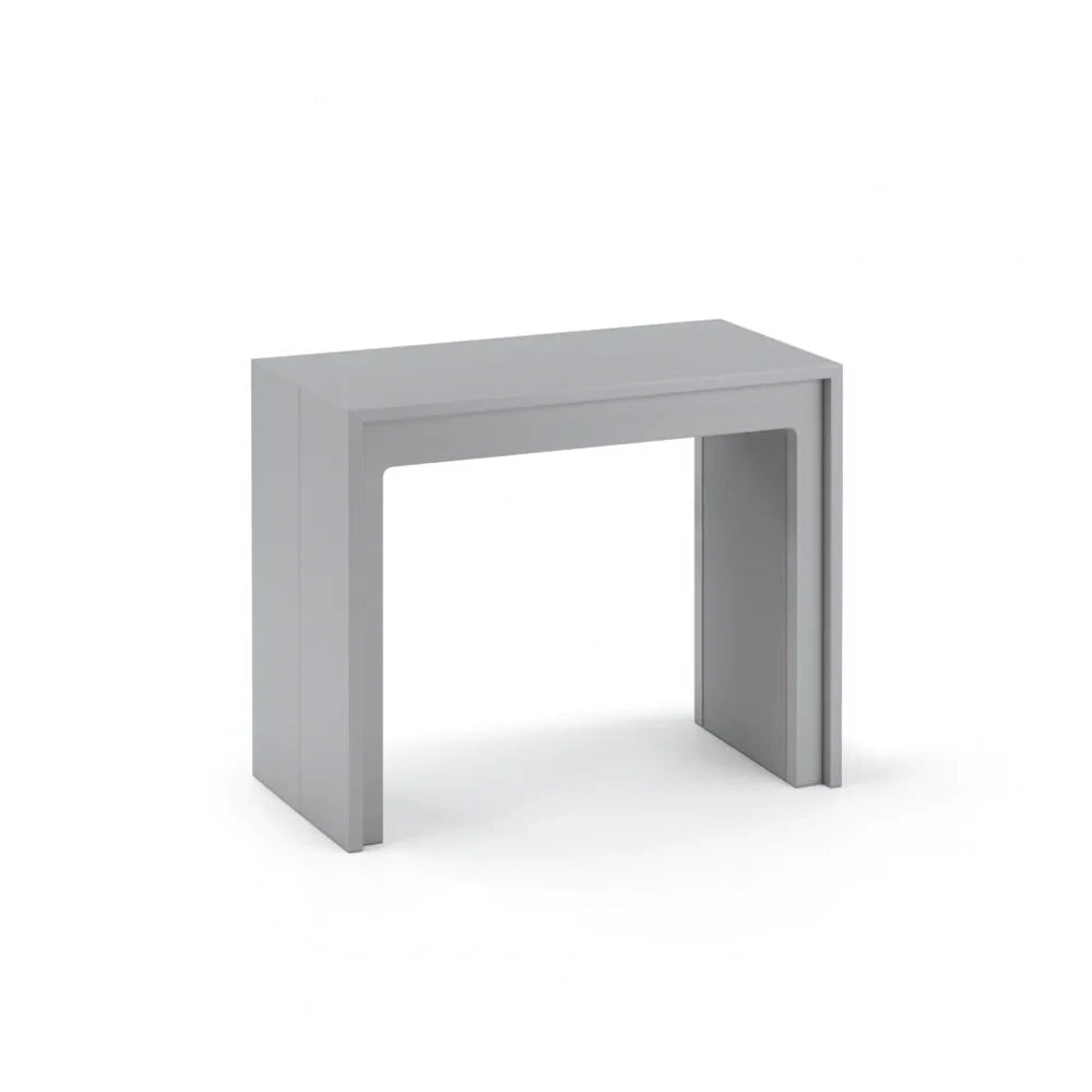 Consolle allungabile salvaspazio grigia Nivara 42,5-302,5x90 cm fino a 12 posti | Duzzle