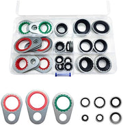 Kit di Gomme Afdichtanti universale 60 pezzi - Sistema di Gomme Afdichtanti - Kit di Afdichtanti per Sistema di Climatizzazione - Sistema di Climatizzazione - Applicazione Universale - Qualità Elevata - Afdichtanti