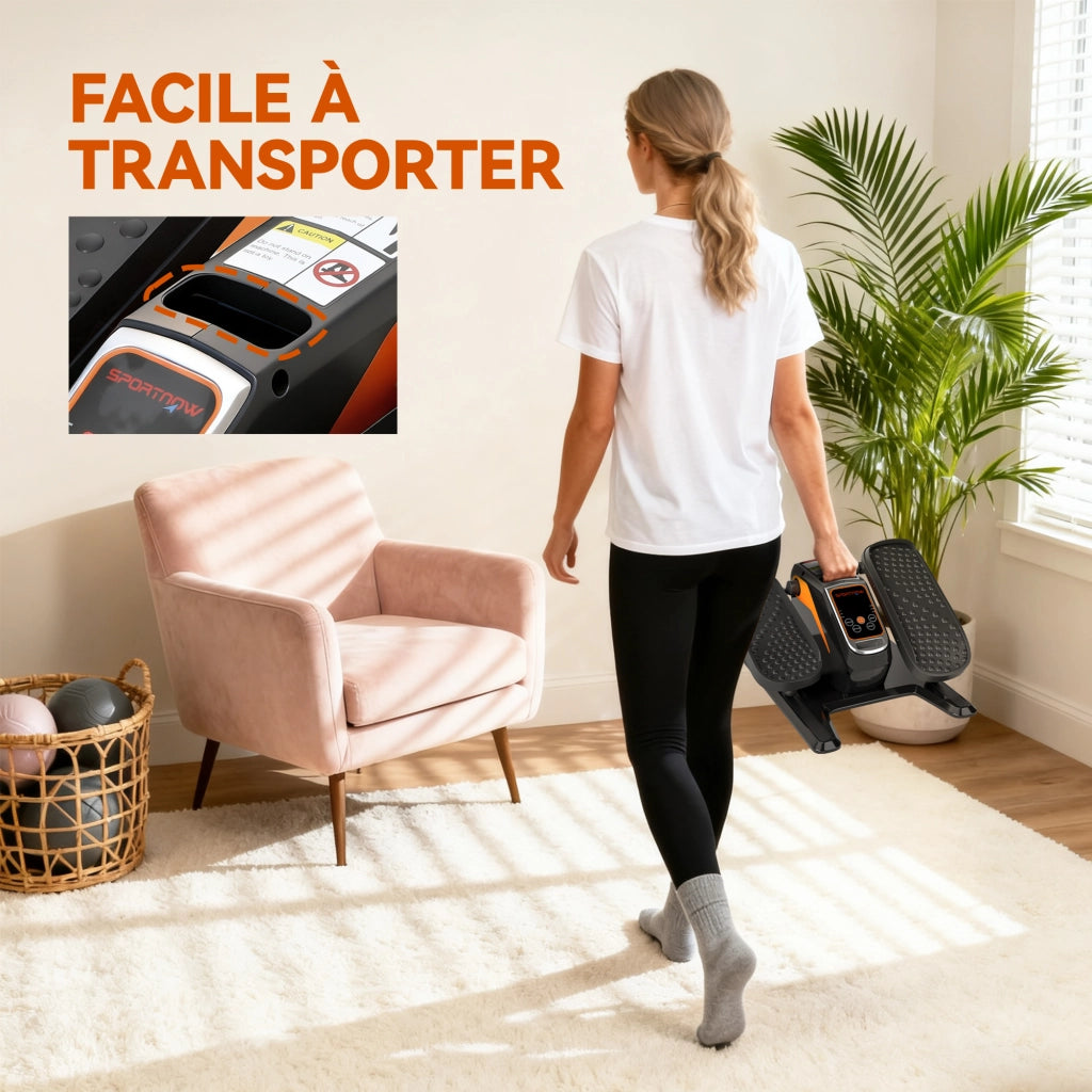 Velo Ellittico da Ufficio ¨C Zephmum ¨C Nero 40.7x36x21.5cm