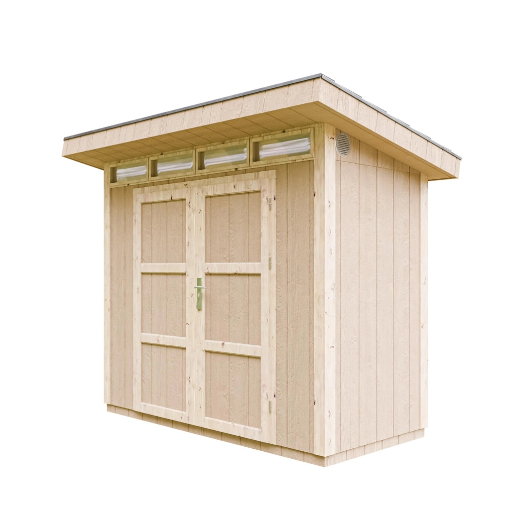 Casetta da Giardino di QUALIT? PREMIUM 3m?²-L161xW294cm - TIMBELA M901A-CAVERN STEEL