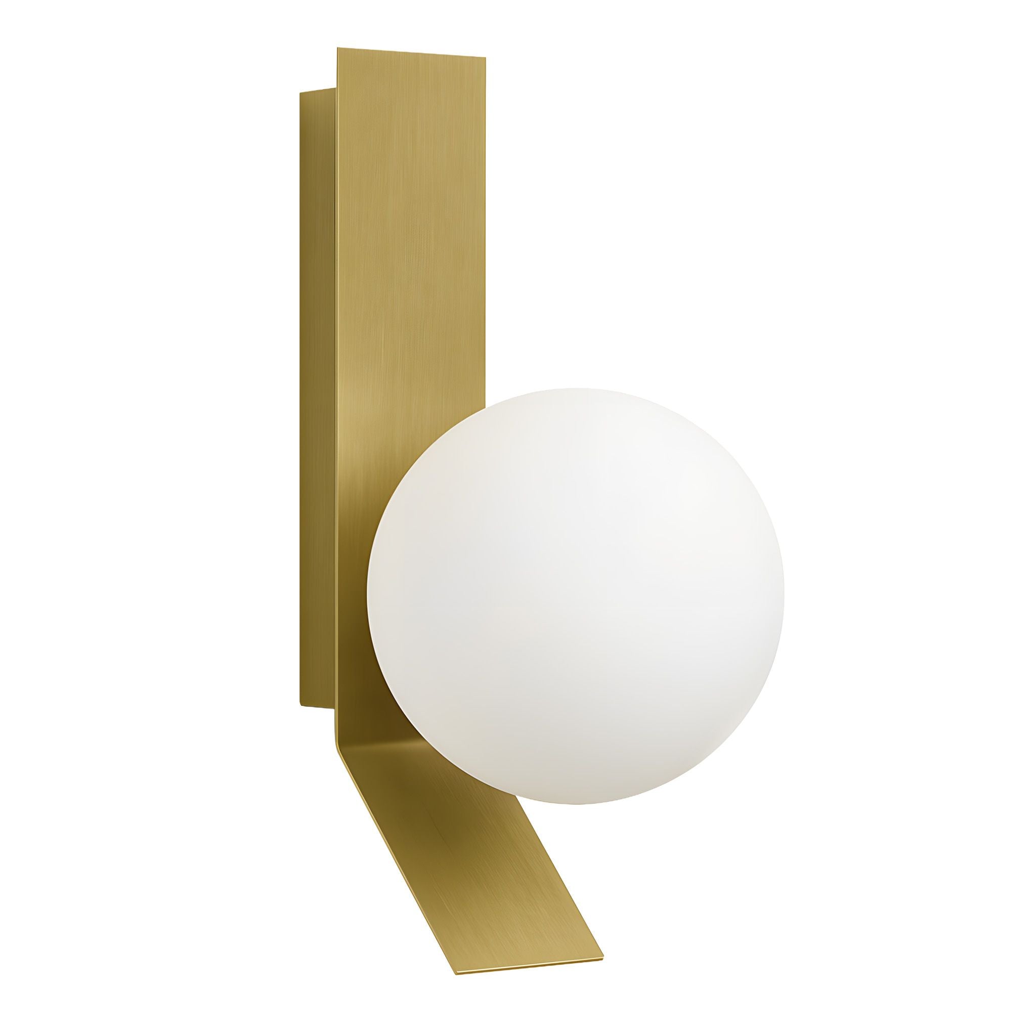 APP1759-1W Applique Da Parete In Oro Spazzolato/bianco