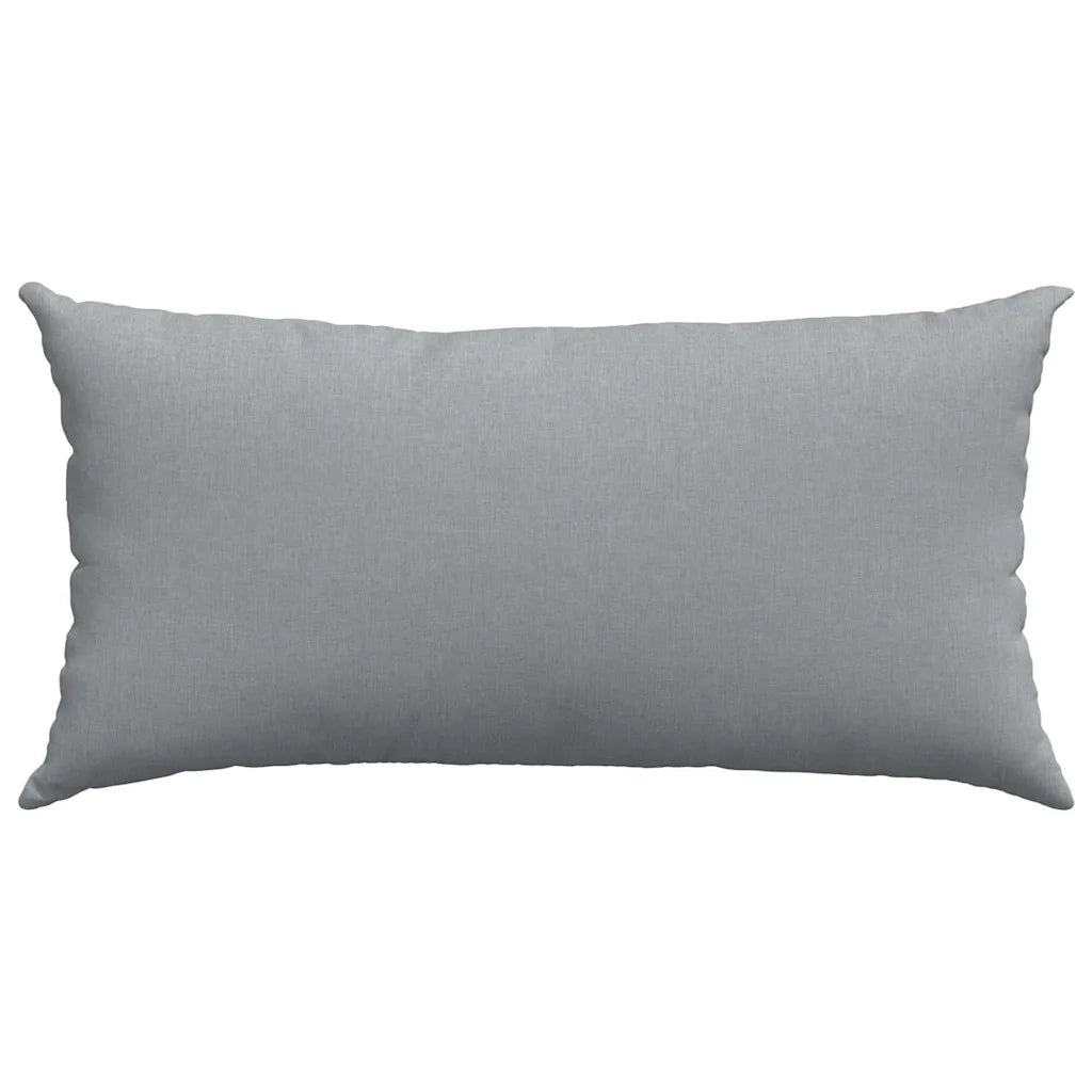 Cuscini da Divano 2 pz | Cuscini per sedie Grigio chiaro 80 x 40 cm Tessuto