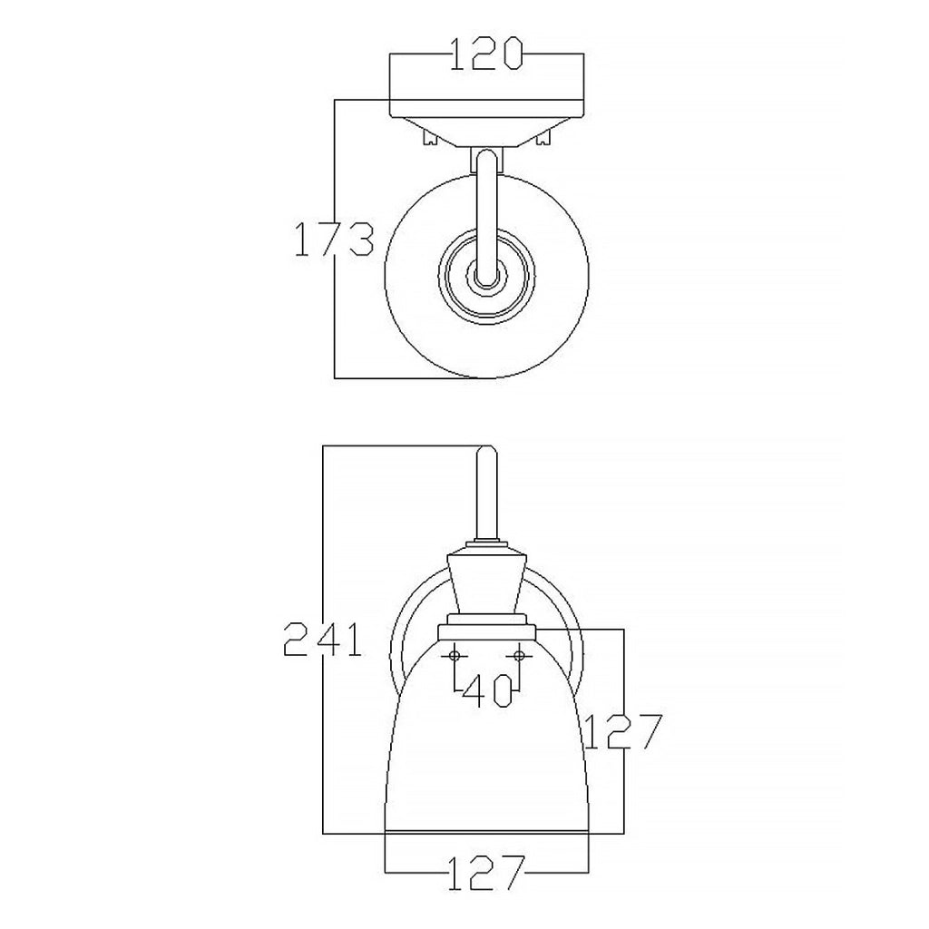 Applique bagno Cora cromo vetro LED G9 3W IP44 Kichler