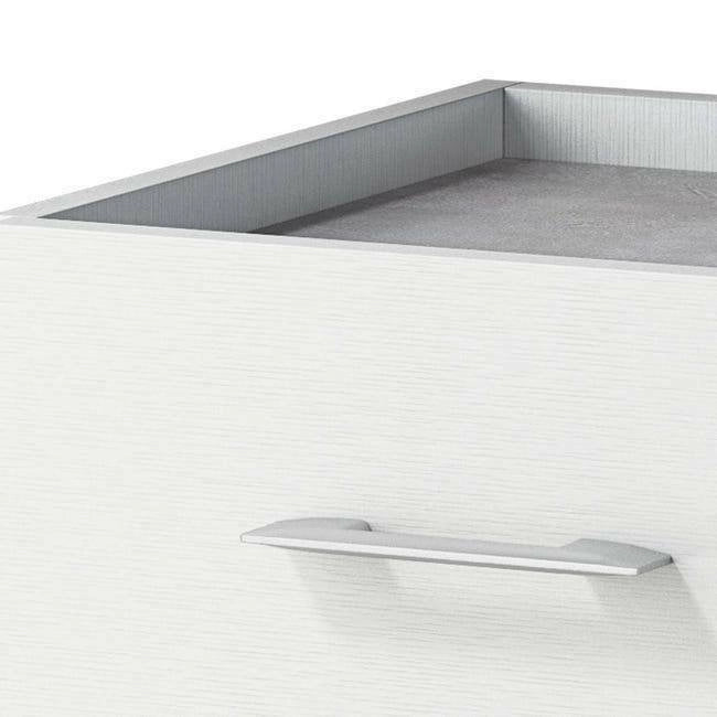 Madia Aracnida, Credenza un Ripiano Made in Italy, 90x41x87h cm Bianco