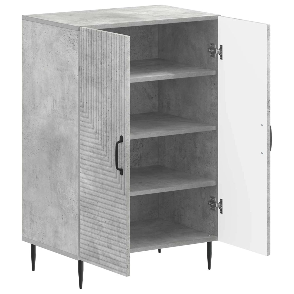 Mobile per scarpe HAARLEM 59,5 x 39,5 x 89,5 cm Grigio Cemento 896868