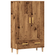 Credenza Legno Antico 70x31x115 cm in Legno Multistrato