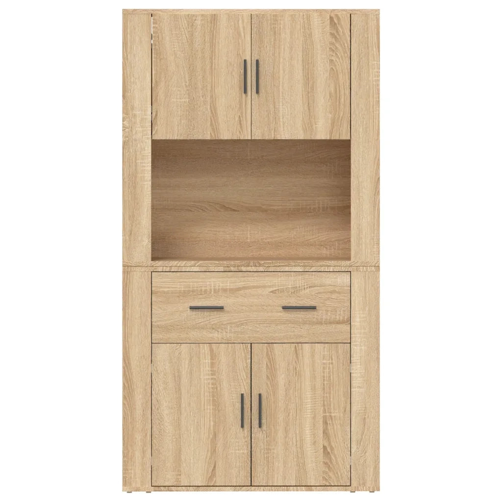 Credenza | Madia | Buffet da pranzo | Armadio da pranzo Rovere Sonoma in Legno Multistrato