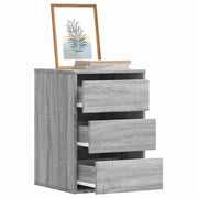vidaXL Cassettiera Angolare Grigio Sonoma 40x41x58cm Legno Multistrato