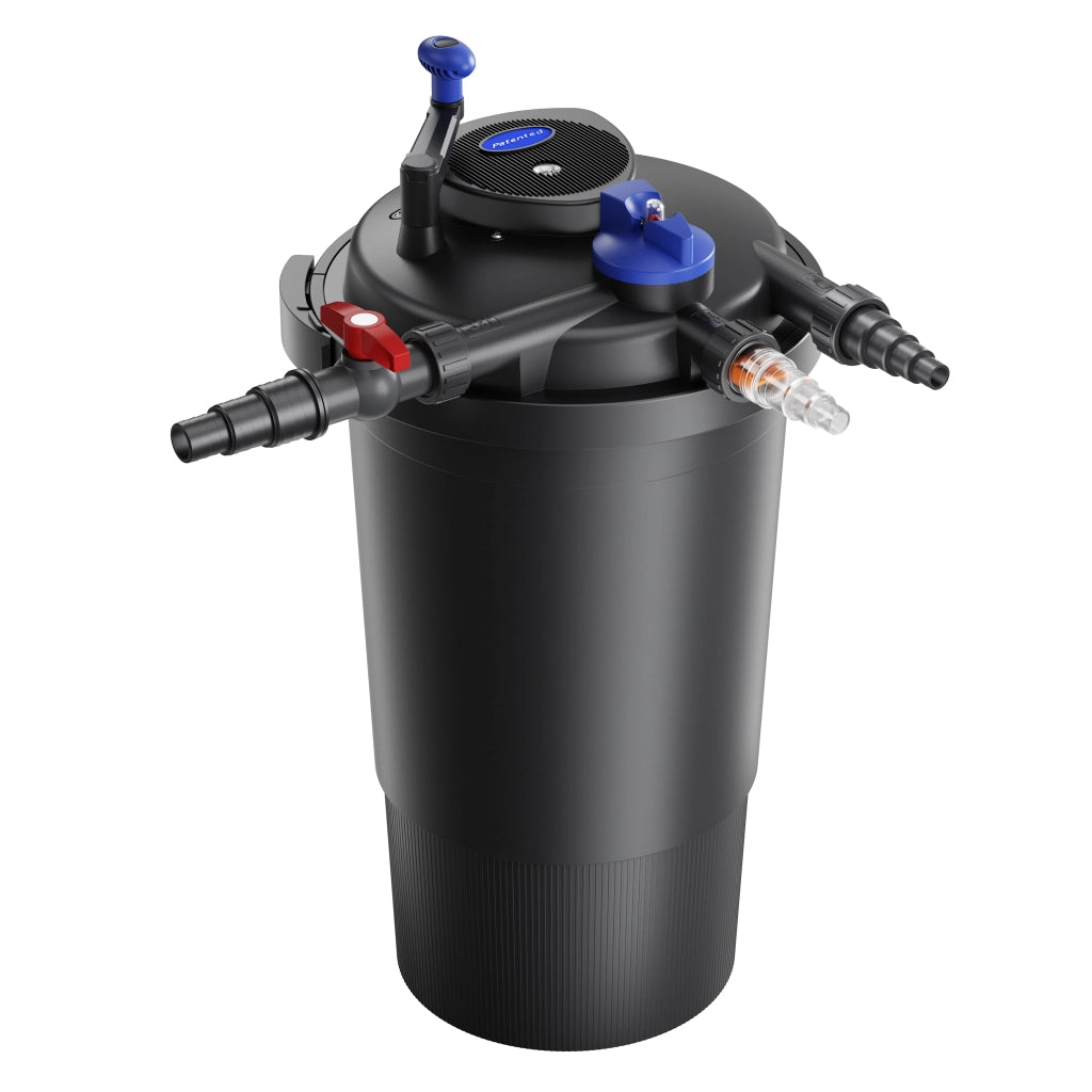 CPF-15000 Filtro a pressione 10.000 l/h e chiarificatore UVC 18W per laghetti fino a 30.000l