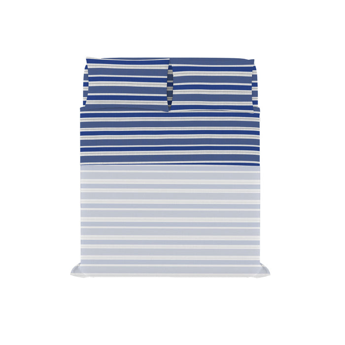 Set Lenzuola Matrimoniale con Stampa Sopra Sotto e Federe Linea Ida Crono