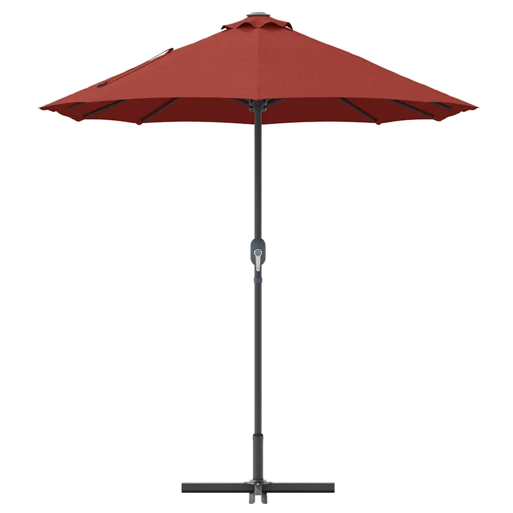 Ombrello da giardino Terracotta 370 x 197 x 239 cm 42003374