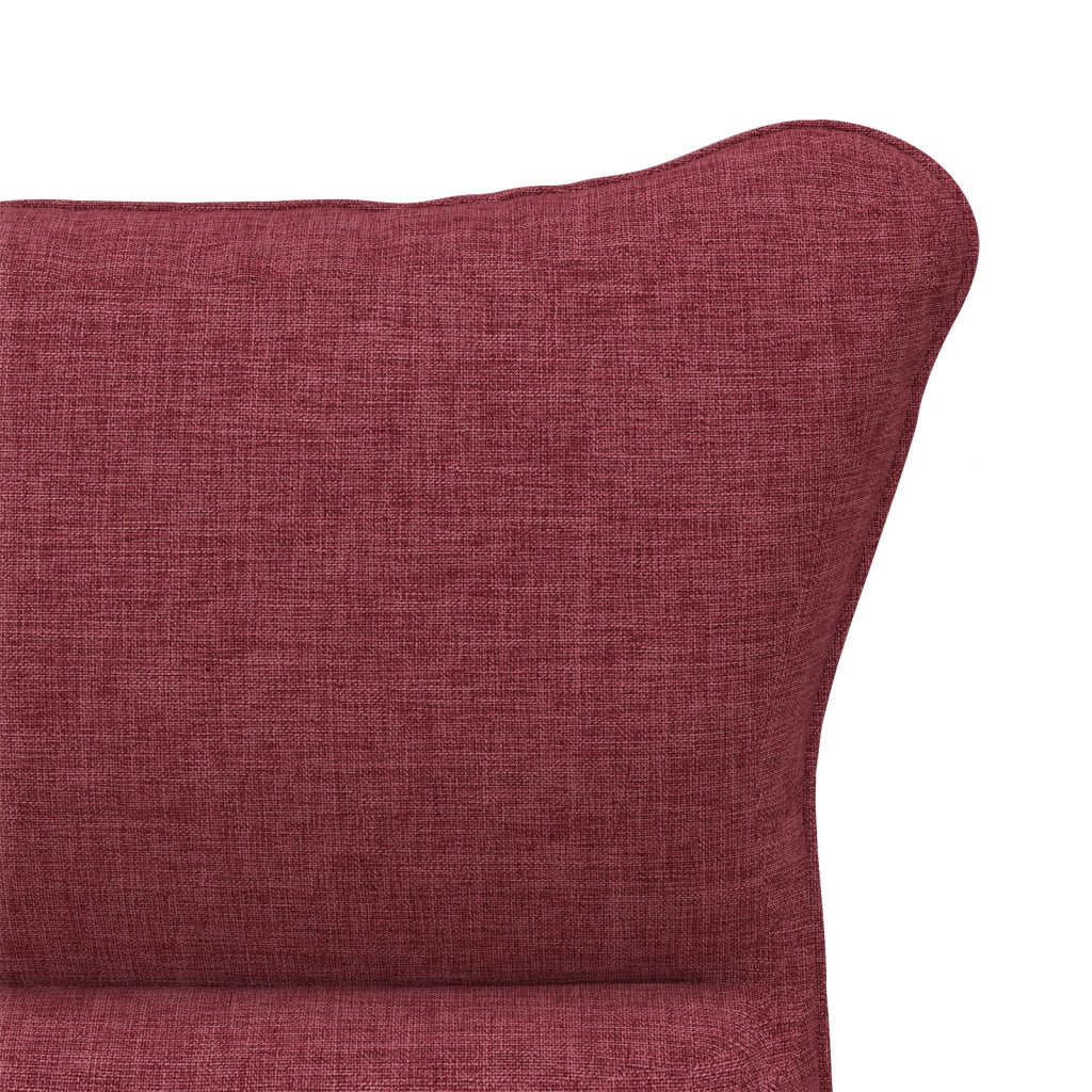 Poltrona Relax di  in Tessuto Rosso Vino