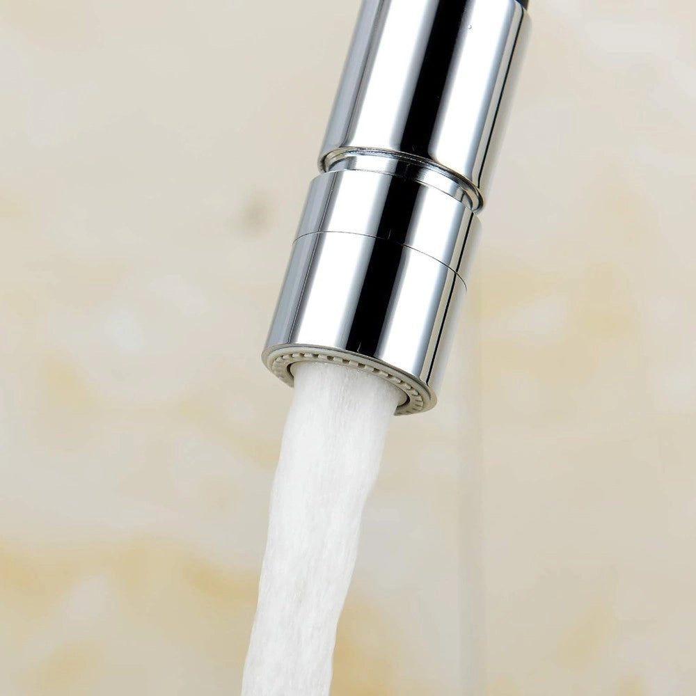 Trade Shop - Filtro Rubinetto Antispruzzo F22 Con Filettatura Interna Con 2 Flussi Bagno 87192 -