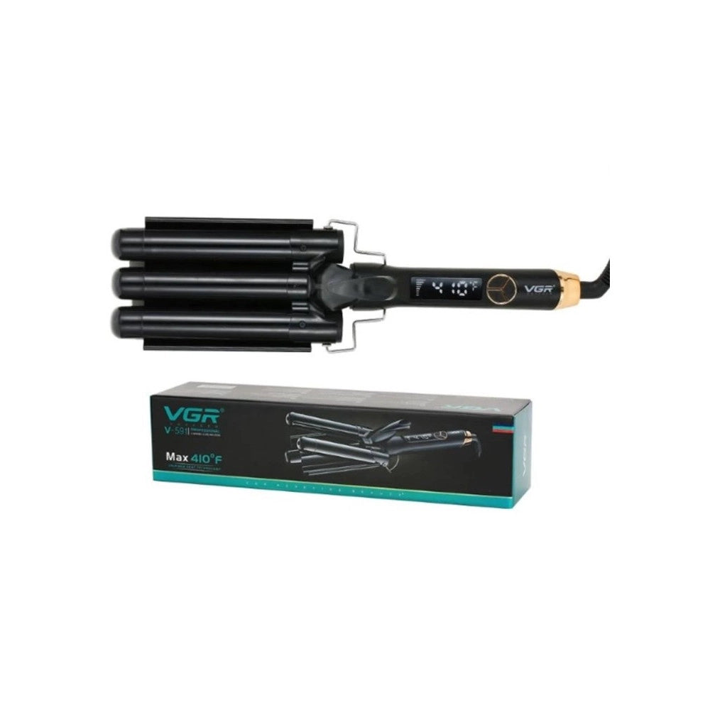 Trade Shop - Vgr V-591 Arricciacapelli Professionale 3 Barili Onde Styler Parrucchiere Shop -