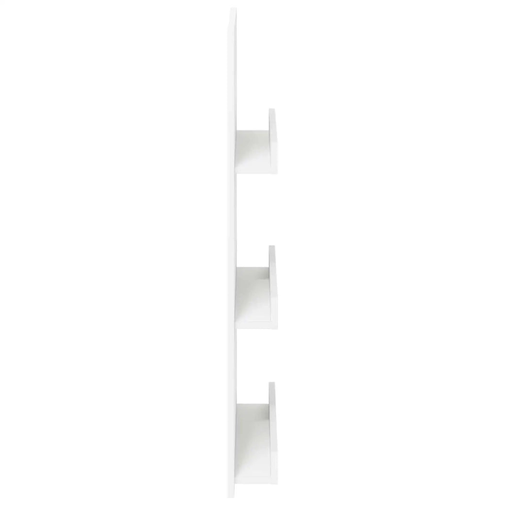 Scaffale per riviste con lo scaffale Bianco 51 x 11 x 102 cm 899503