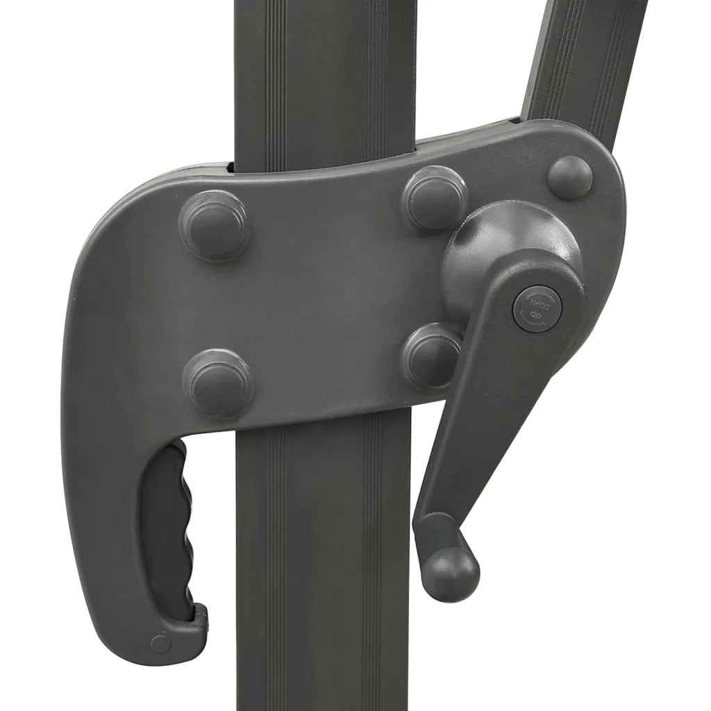 Ombrellone a Sbalzo con Doppia Copertura 400x300 cm Azzurro 312379