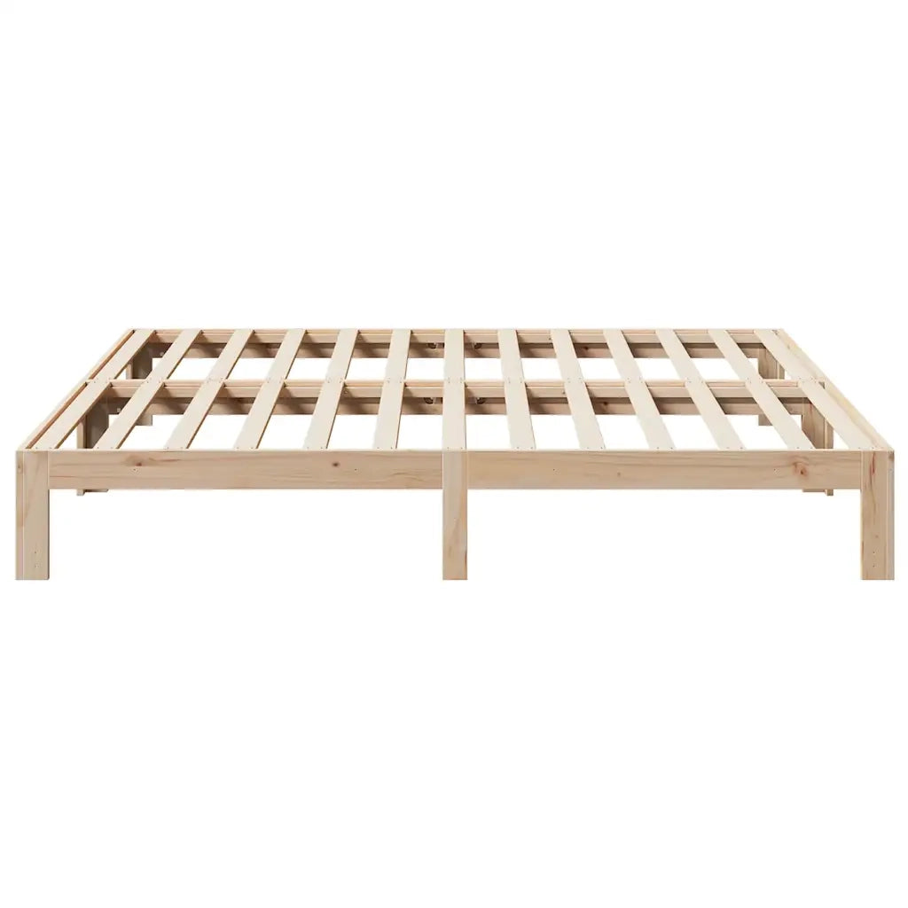 Giroletto senza Materasso 180x200 cm in Legno Massello di Pino 859223