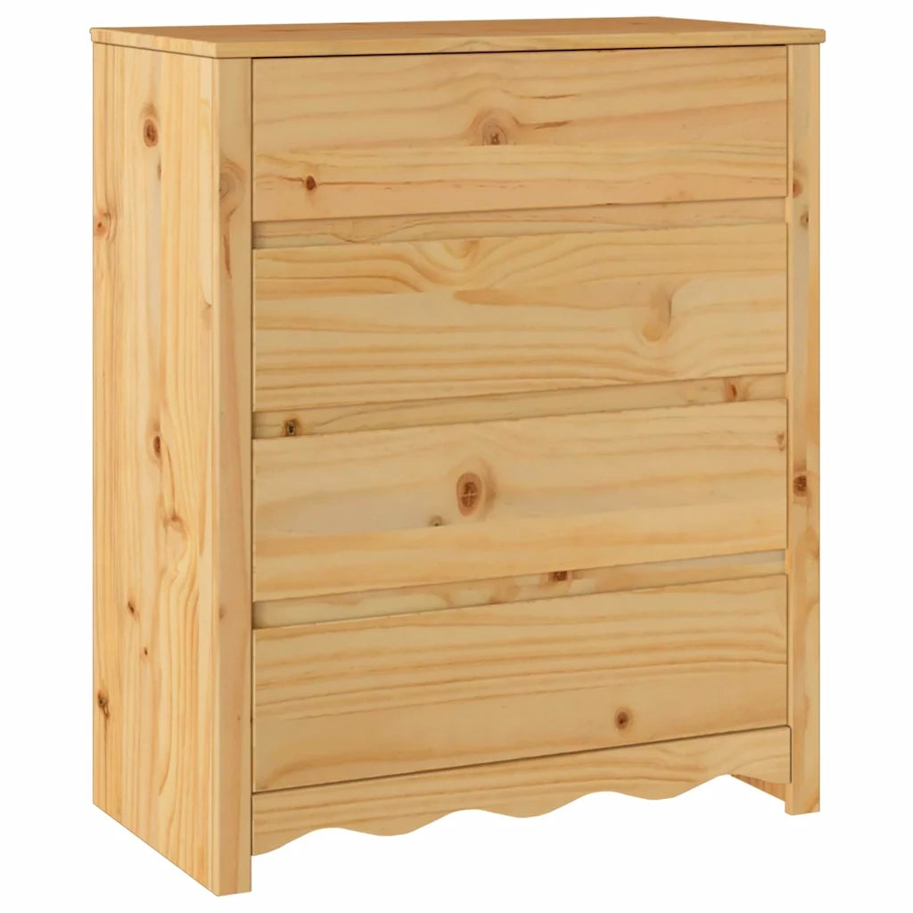 Cassettiera con cassetto Drammen Rovere 76,5 x 40 x 91 cm 42003052