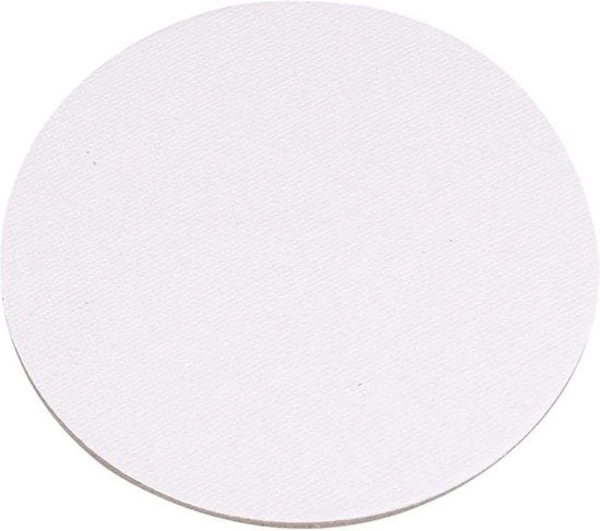 Bordi a tela circolari per dipingere 25 cm - set da 6 pezzi per pittura acrilica e olio tela grande