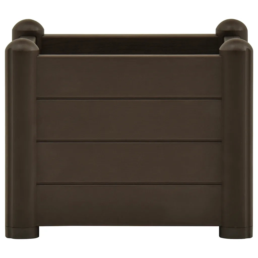 Fioriere | Cassetta per fiori | Letto Rialzato da Giardino in PP Moca 43x43x35 cm
