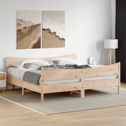 Giroletto senza Materasso 200x200 cm in Legno Massello di Pino 3216369