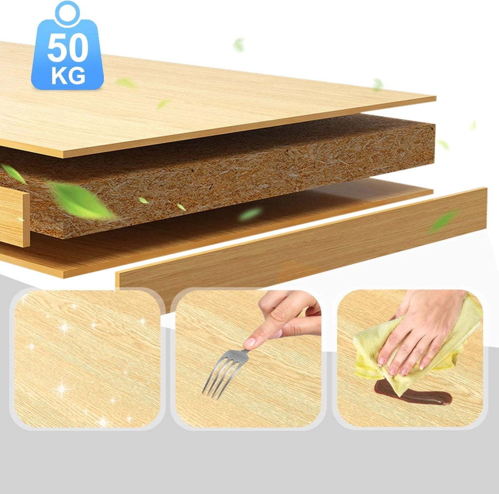 Carrello da cucina nero con ruote e piano di lavoro, carrello da cucina, isola in legno, con portasciugamani e portaspezie, mobile da cucina, carrello da cucina, 115 x 90 x 36 cm