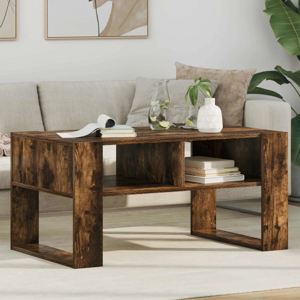 Tavolino da salotto Rovere fumé 92 x 53 x 45 cm