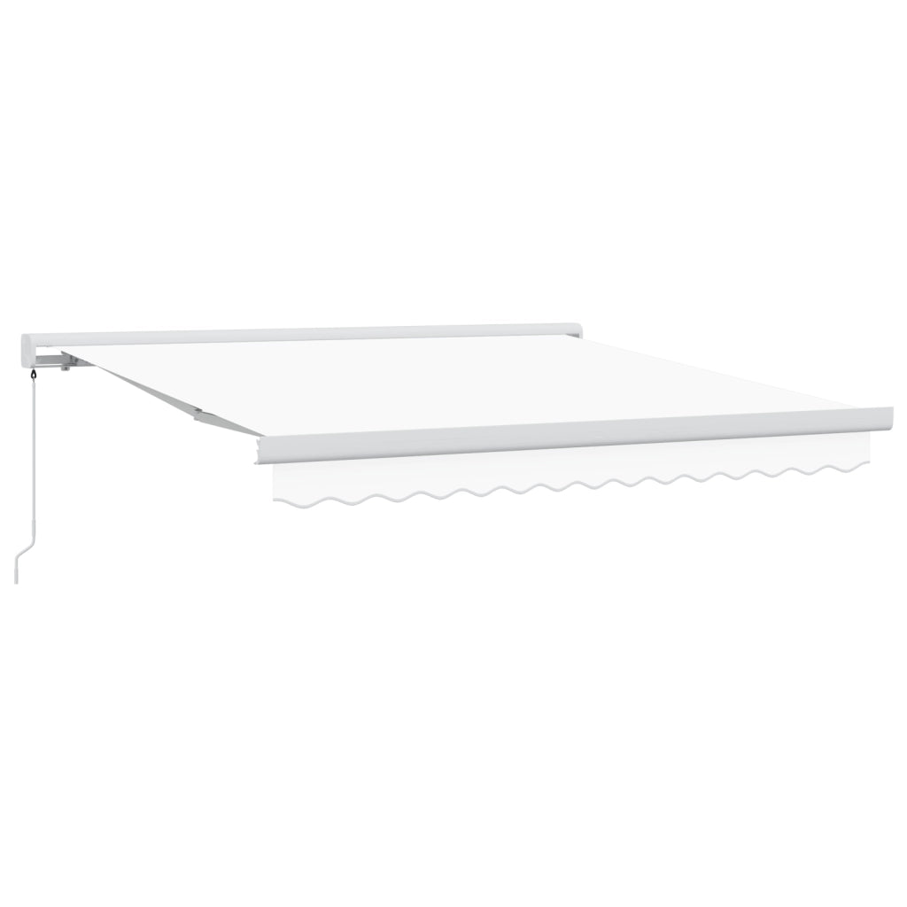 Tenda Retrattile Manuale Bianca 350x250 cm