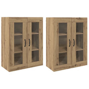 Armadi da Muro 2 pcs rovere artigianale 69,5 x 34 x 90 cm