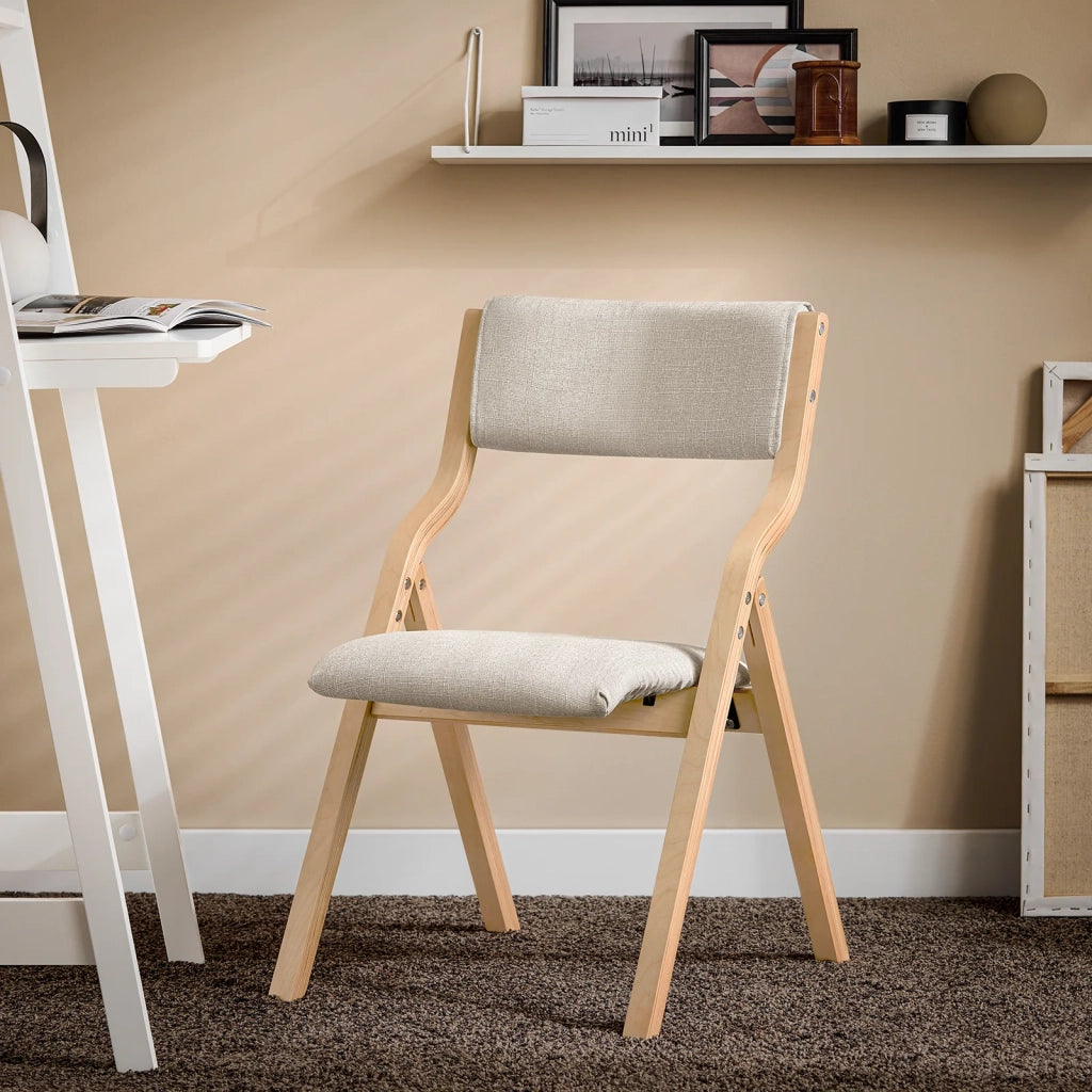 Sedia pieghevole Stil Sedia Sedia da scrivania in betulla Grigio FST40-HG