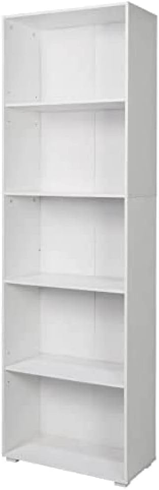 A1505004 - Libreria 5 vani bianca