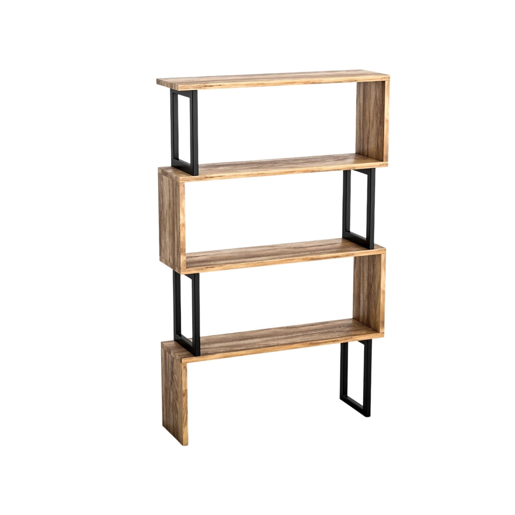 Libreria in legno "Ceylon" - 80 x 22 x 128 cm - Noce