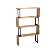 Libreria in legno "Ceylon" - 80 x 22 x 128 cm - Noce