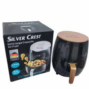 FRIGGITRICE AD ARIA CALDA 6lt Senza Olio Touch Screen LCD 2400W CESTO REMOVIBILE - ZENCOCCO
