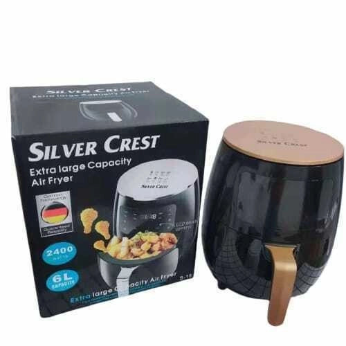 FRIGGITRICE AD ARIA CALDA 6lt Senza Olio Touch Screen LCD 2400W CESTO REMOVIBILE - ZENCOCCO