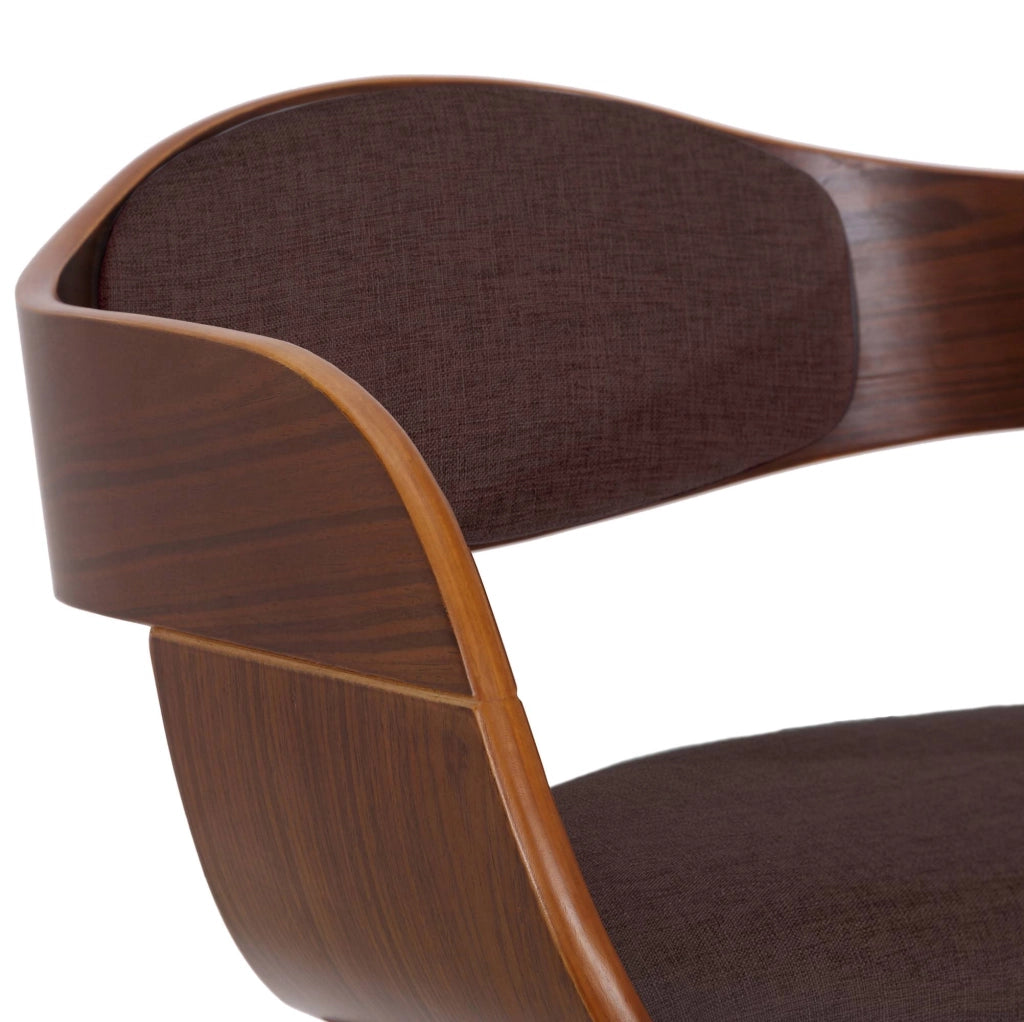 Sedia Kingston in Tessuto Noce/marrone